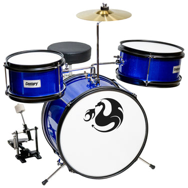 Bateria Century Kinder Cnbt054 Set De 3 Piezas Azul Metalico